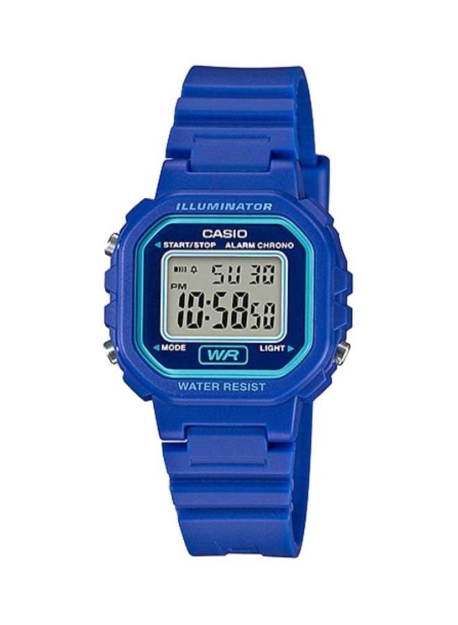 CASIO Men Illuminator Water Resistant Digital Watch LA-20WH-2A - 30 mm - Blue - Image 1