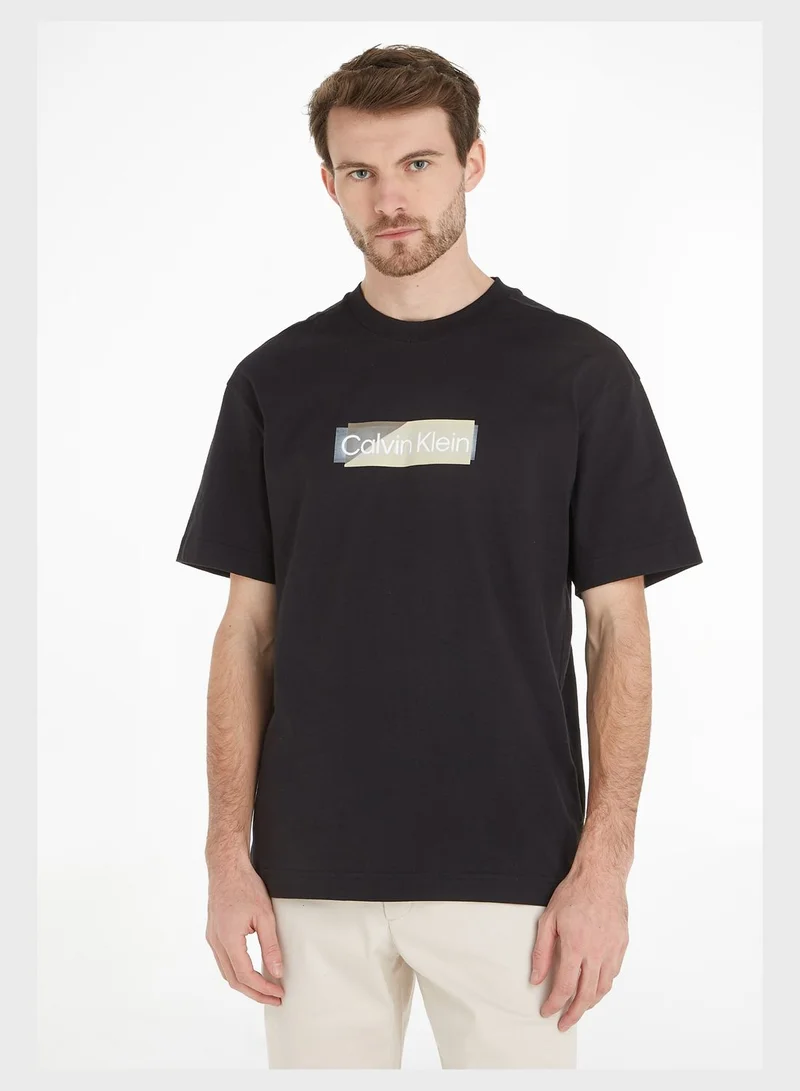 CALVIN KLEIN Logo Crew Neck T-Shirt