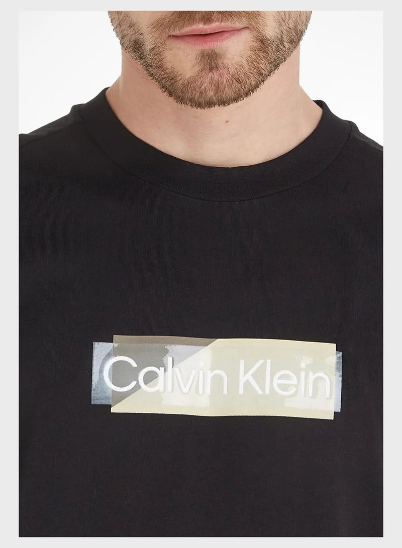 CALVIN KLEIN Logo Crew Neck T-Shirt