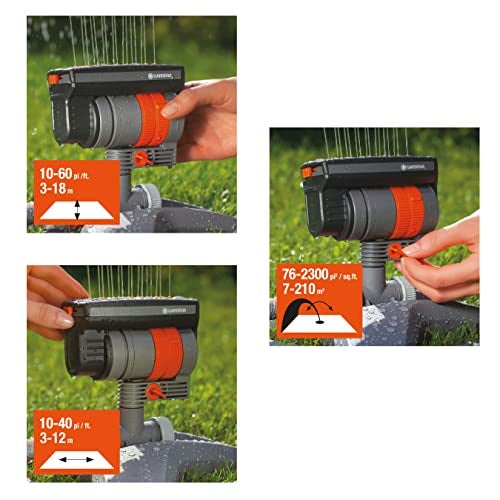 GARDENA ZoomMaxx Oscillating Sprinkler on Weighted Sled Base - Image 4