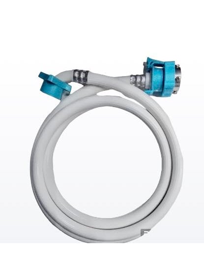 GIRIK - GIRIK 3 Meter Flexible PVC Washing Machine Inlet Hose water pipe Universal Water Inlet with Tap adaptor Connector for Top Front Load Fully Automatic - Image 1