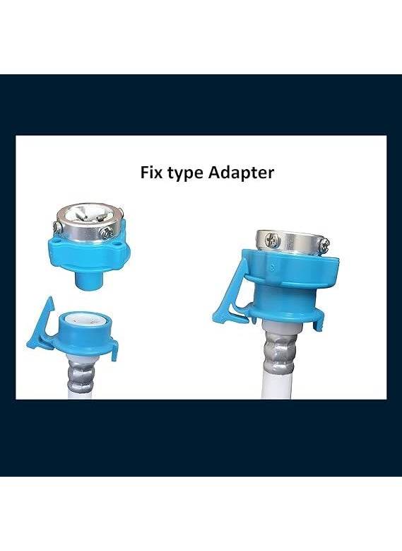 GIRIK - GIRIK 3 Meter Flexible PVC Washing Machine Inlet Hose water pipe Universal Water Inlet with Tap adaptor Connector for Top Front Load Fully Automatic - Image 1