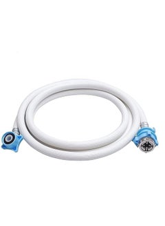 GIRIK GIRIK 3 Meter Flexible PVC Washing Machine Inlet Hose water pipe Universal Water Inlet with Tap adaptor Connector for Top Front Load Fully Automatic  - Image 1