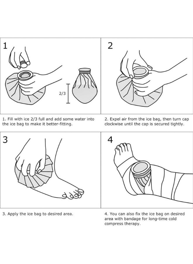 Lifenpure Lifenpure Reusable Hot and Cold Therapy Ice Bags for Injuries and Pain Relief  - Image 4