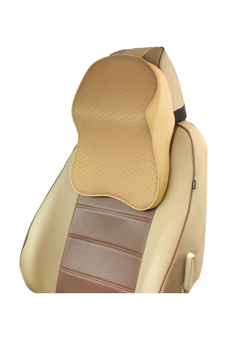 PRITASHA PRITASHA Car Seat Headrest Neck Rest Cushion Car Seat Neck Pillow 100 Pure Memory Foam Neck Pillow with Breathable Removable Cover Comfortable Ergonomic Pain Relief Neck Rest CushionX  - Image 2