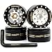 HOBBYSOUL Adjustable Offset 10 Beadlock Wheels Brass Rims Weight 44gRim for RC Micro Crawler 118 TRX4M 124 Axial SCX24 90081 4Pack HS701452 - Image 2