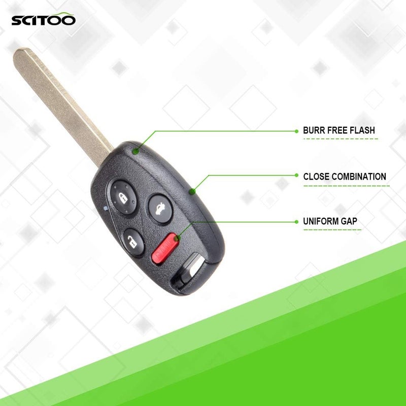 SCITOO Keyless Entry Remote Key Fob for Honda - Image 5