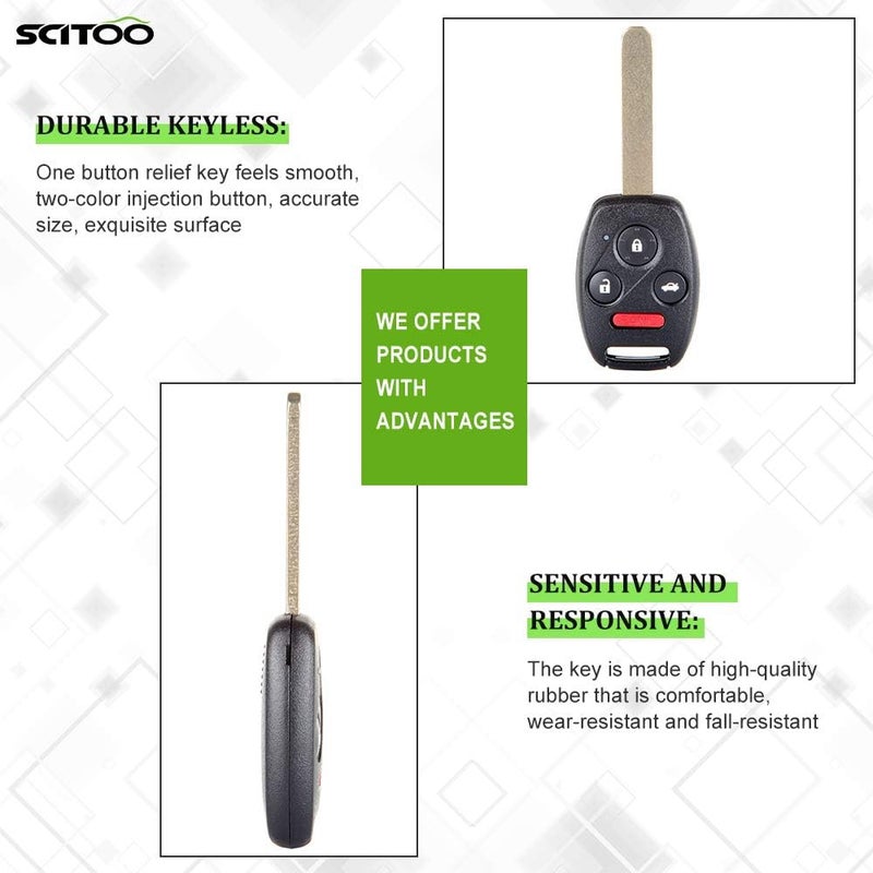 SCITOO Keyless Entry Remote Key Fob for Honda - Image 4
