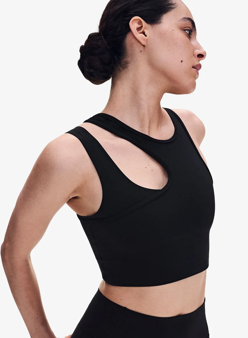 اون راننج Studio Asymmetric Cropped T-Shirt