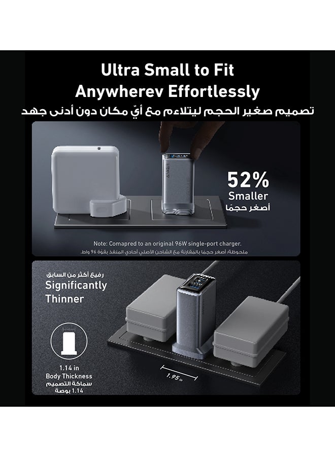 Prime 100W USB C Charger, 3-Port Foldable and Compact GaN Charger, For MacBook Pro/Air, iPad Pro, iPhone 17/16 Series, Galaxy S24/S23, Huawei, Pixelbook, Apple Watch, Xiaomi, Vivo and More - Image 5