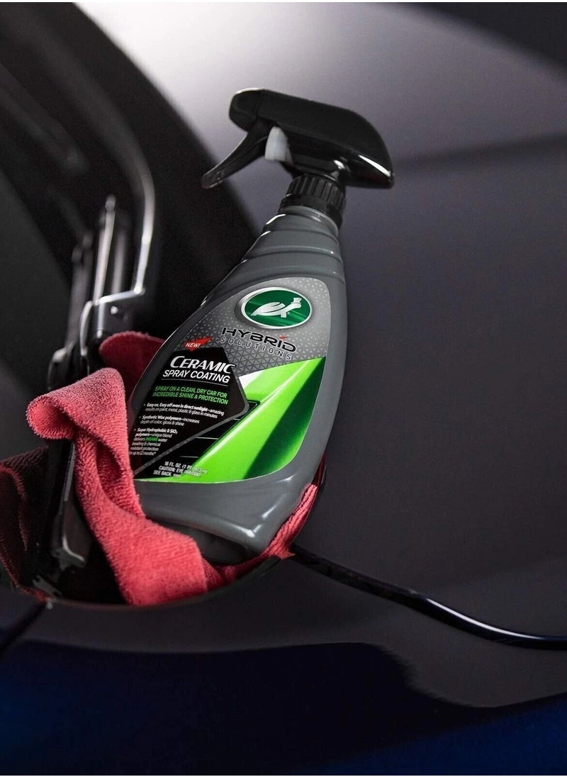 TurtleWax Ceramic Car Shine Spray – Protective Coating for Long-Lasting Gloss, Dirt & Water Resistance – 473ml  - Image 4