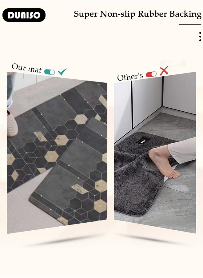 2 PCS Kitchen Mats and Rugs Set , Non Slip Heavy Duty Standing Mat, Quick Dry Diatom Mud Floor Mat, Extra Soft and Absorbent Floor Mats for Kitchen, Bath, Office, Laundry(40*60cm+40*120cm) - pzsku/ZD1E1D3876699CC170CD8Z/45/_/1740971846/2bc5c7cf-d4bb-4ba1-aed4-6a78af1d7f82