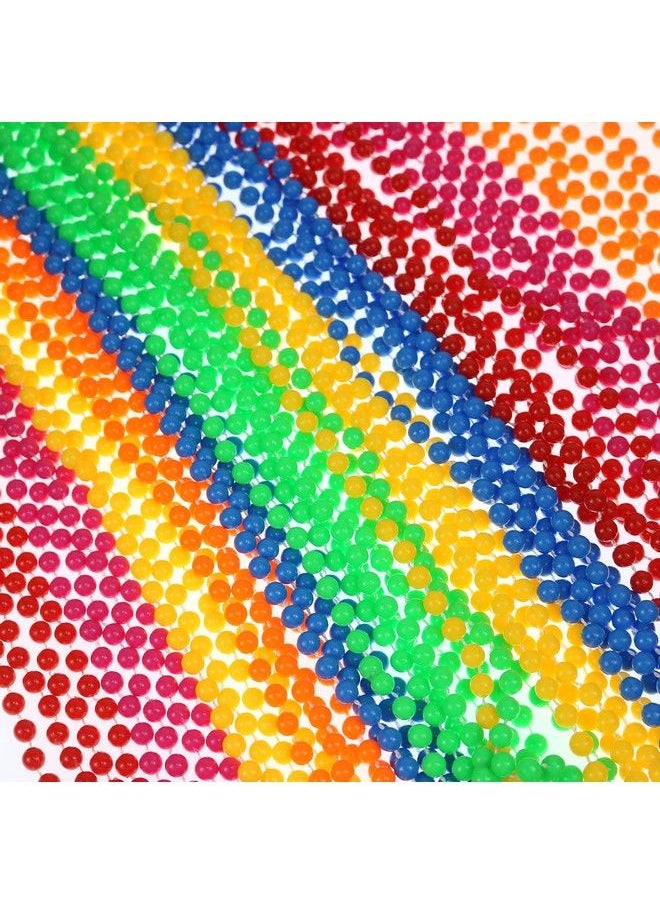 GiftExpress 72Pc 33" 7Mm Neon Beaded Necklaces Bulk Mardi Gras Party Beads Necklaces Holiday Beaded Costume Necklace For Party  - Image 3