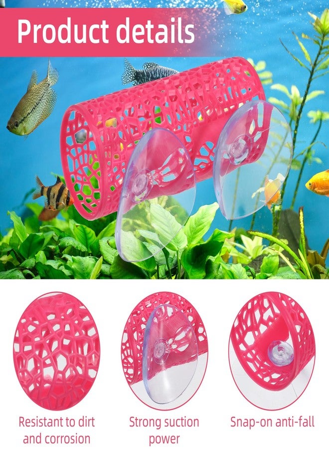 LLOUSSAK Rose Red Betta Fish Toys Hammock and Betta Tunnel, Safe Aquarium Decor for Small Fish & Shrimp, Bettas Tank Accessories with Suction Cups, Perfect Hideout and Play Area for Bettas - Image 3