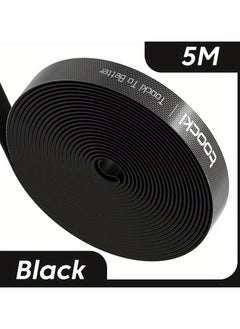 toocki 5m Cable Organizer Winder Management Under Dest Free Cut Wire Cord Management Organizers For IPhone Xiaomi Poco Cables  - Image 1