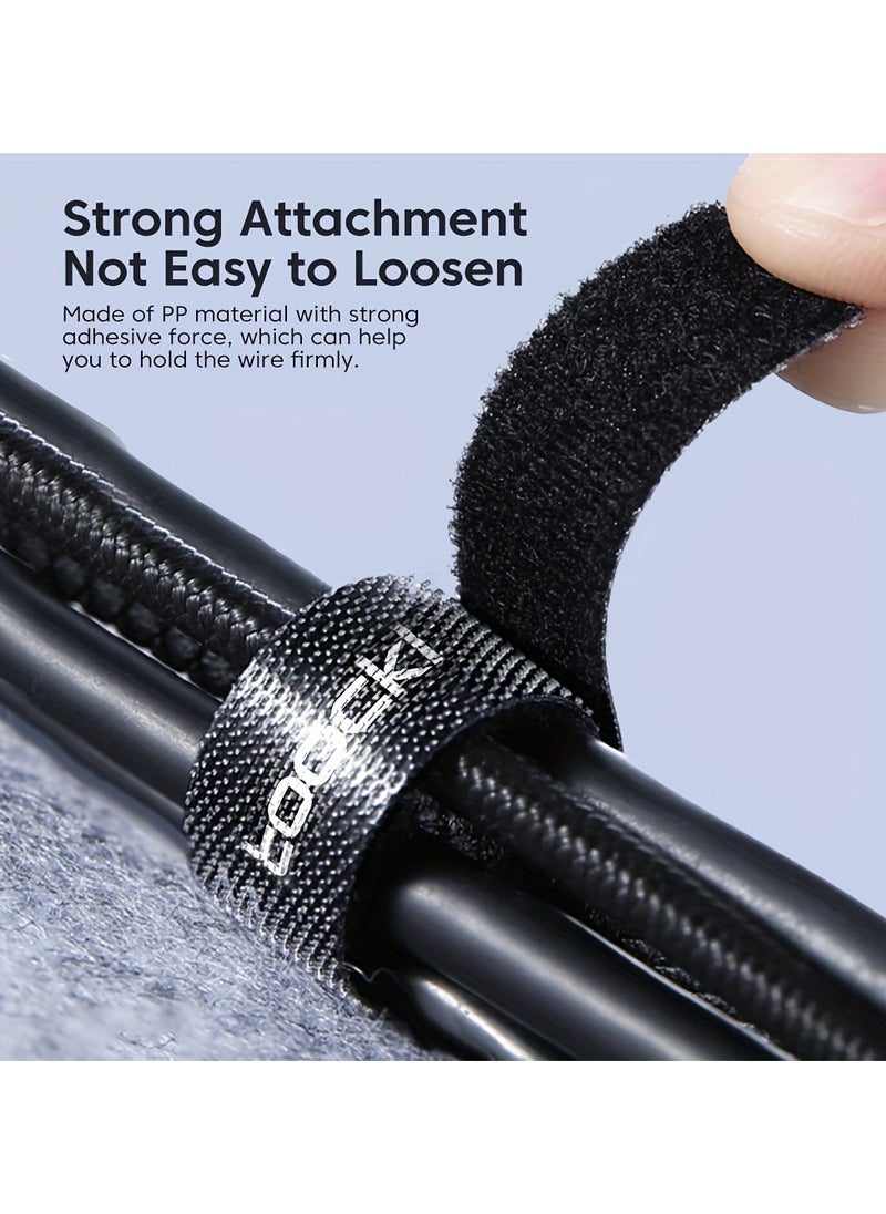 toocki 5m Cable Organizer Winder Management Under Dest Free Cut Wire Cord Management Organizers For IPhone Xiaomi Poco Cables  - Image 3