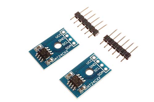 NOYITO AT24C256 EEPROM Memory Module IIC I2C Interface MCU Development Accessories Pack of 2 Blue - Image 1