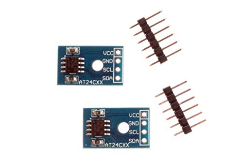 NOYITO AT24C256 EEPROM Memory Module IIC I2C Interface MCU Development Accessories Pack of 2 Blue - Image 3