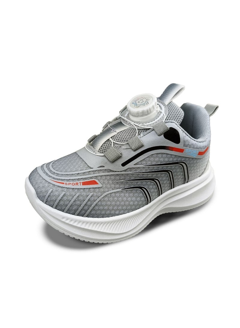 حذاء رياضي أولادي - أسود عصري للجنسين - القالب صغير - Image 2