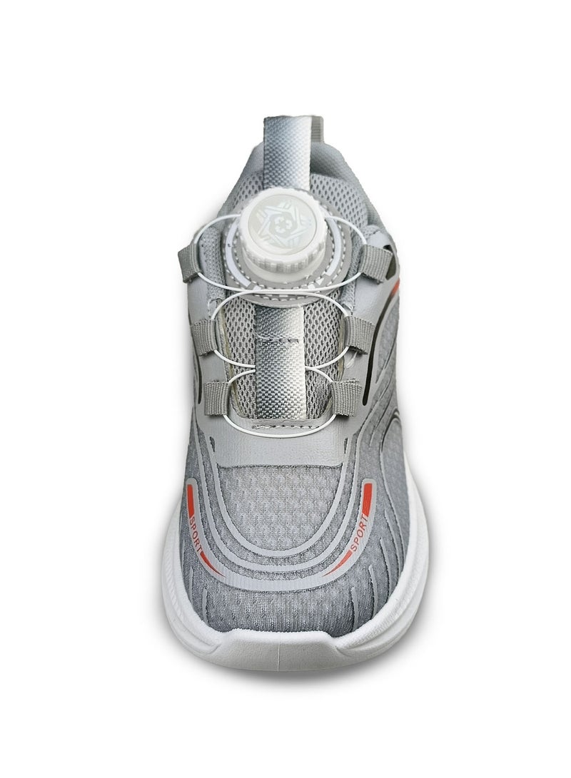 حذاء رياضي أولادي - أسود عصري للجنسين - القالب صغير - Image 3