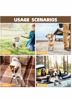 Generic Dog Shoes 4 Pcs Size 5 Anti Slip Breathable Waterproof Dog Booties Boot Paw Protector for Small Dog Dog Hiking Shoes with Reflective Adjustable Strap Zipper Puppy Shoe for Hot Pavement Winter Snow  - Image 4
