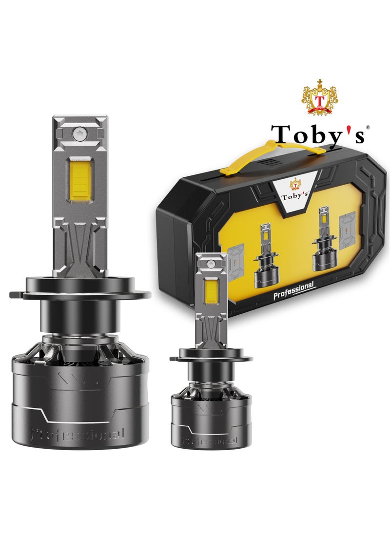 Toby's - Tobys P100 9005 2 Pieces 200W Original Tested LED Headlight Bulb Assembly 20000 Lumens 100W/Piece Xtreme Bright With Color Temperature 6500K - Image 1