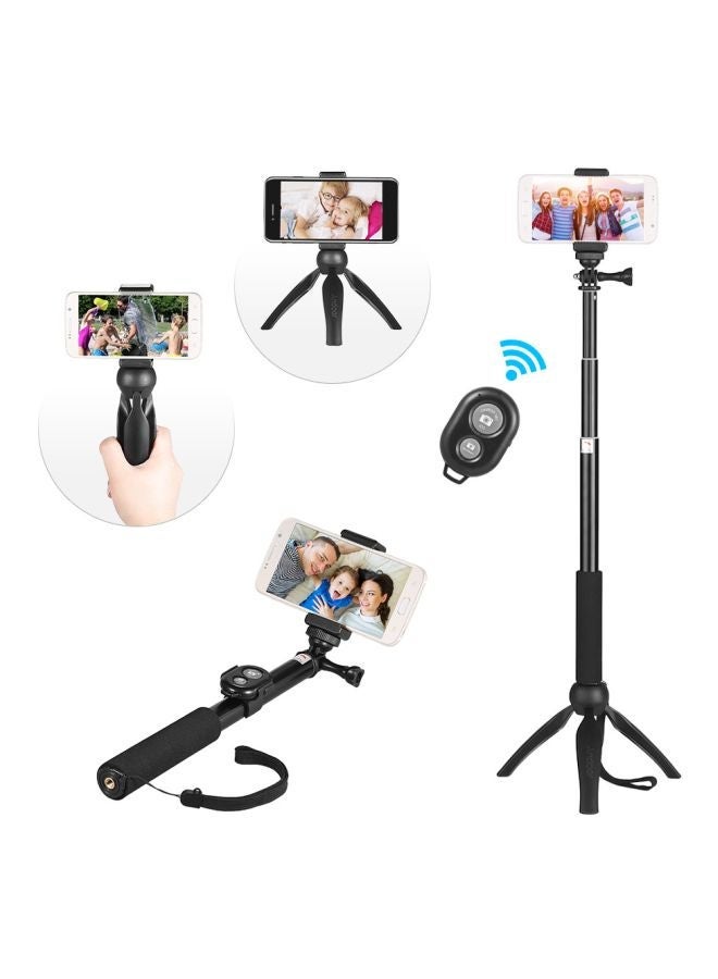 ANDOER Tabletop Tripod Stand With Remote Black  - Image 2
