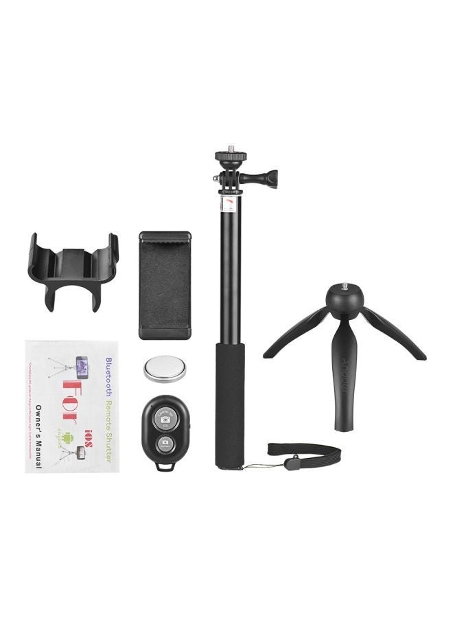 ANDOER Tabletop Tripod Stand With Remote Black  - Image 5