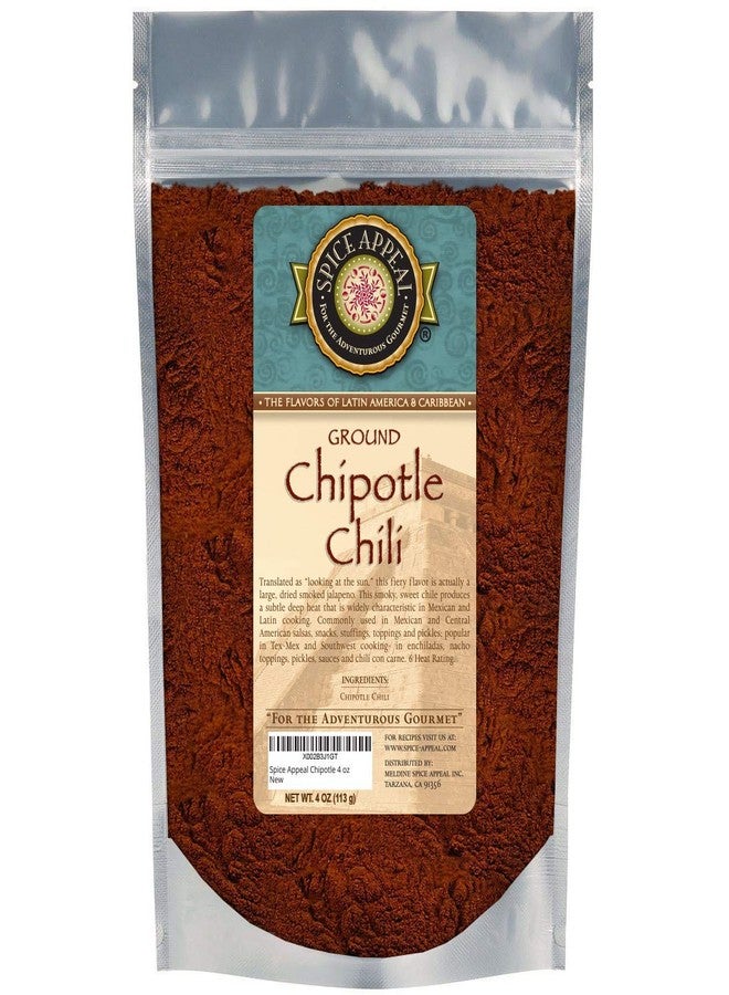 Spice Appeal سبايس أبيل، فلفل شيبوتلي مطحون، عبوة قابلة لإعادة الإغلاق للحفاظ على النضارة، 4 أونصة - Image 1
