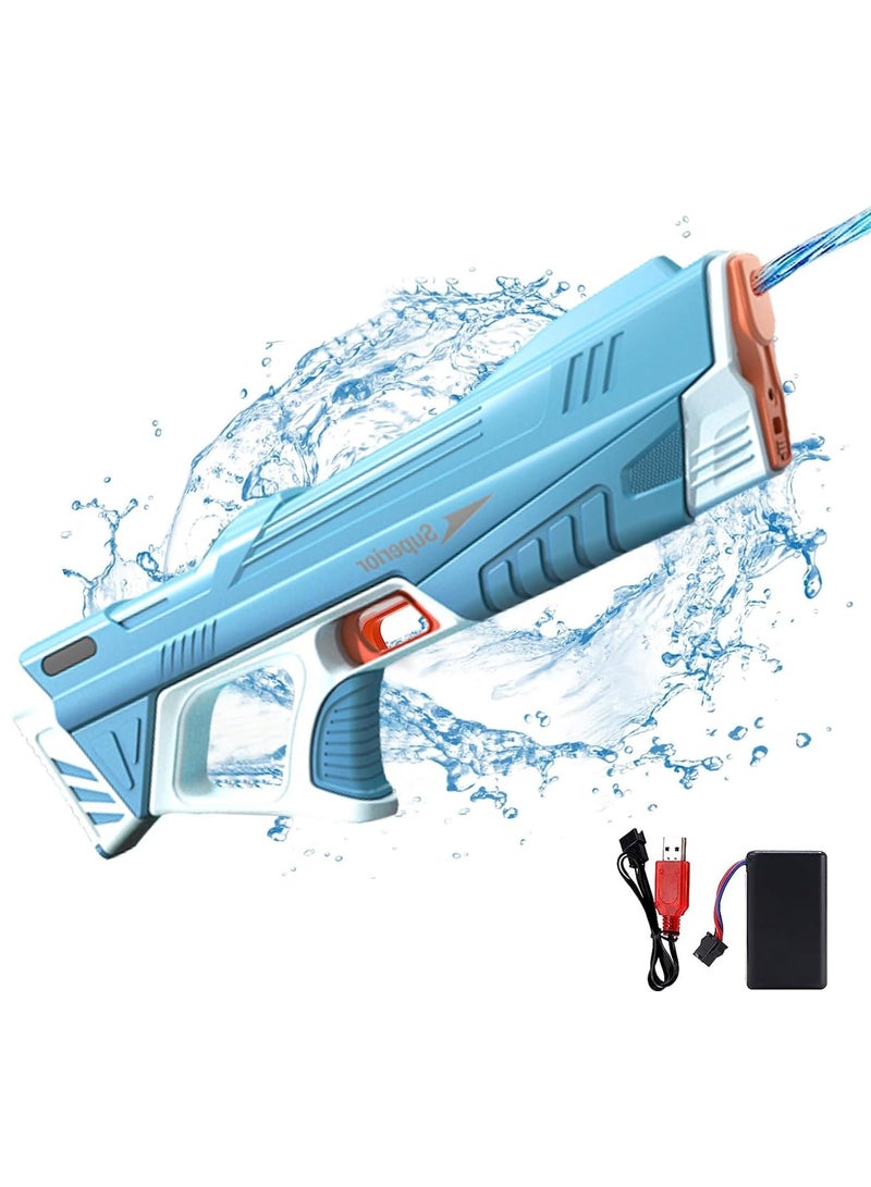 Electric Water Gun for Kids High Pressure Water Gun Electric Powerful Squirt Guns Automatic Large Capacity Water Blasters for Kids & Adults Summer Pool Beach Party (A)  - Image 1