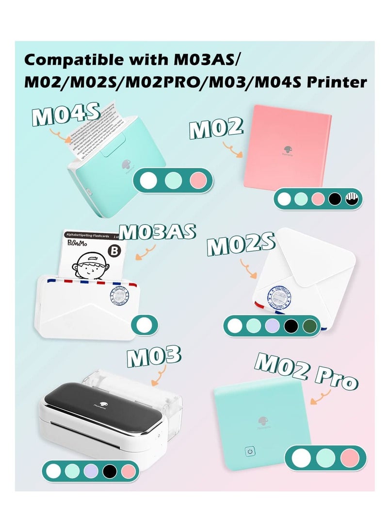phomemo Phomemo White Self-Adhesive Thermal Paper for Phomemo M02/M02 Pro/M02S/M03, 20-Year Storage Time, 50mm x 3.5m, Diameter 30mm, Pack of 3 Rolls  - Image 5