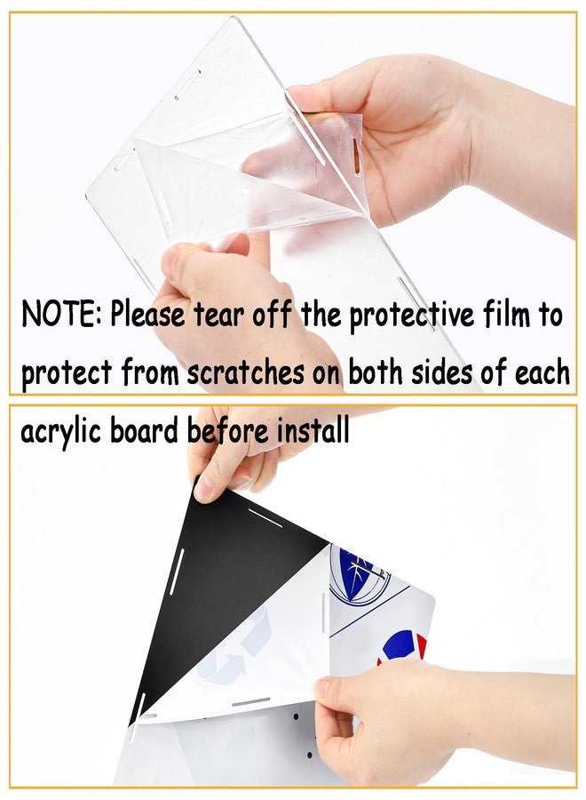 Frcctre 2 Pack Clear Acrylic Display Case with Black Base, 8 x 8 x 8 Inch Square Acrylic Display Box Self-Assembly Cube Dustproof Protection Showcase for Action Figures Toys Collectibles - Image 3
