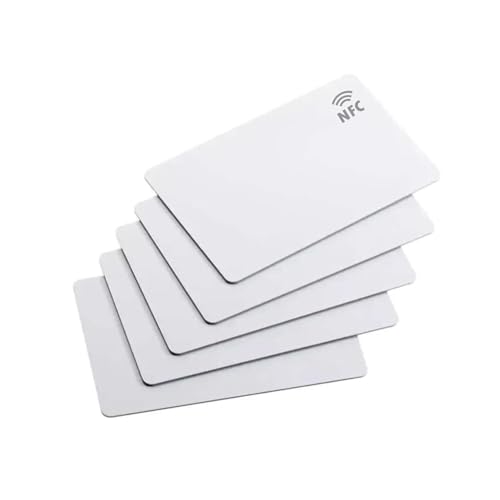 tinydabba 5 PCS NFC Cards With NTAG | Blank White PVC Printable | UV or Thermal Printing Only | Set of 5 NFC Card - Image 1