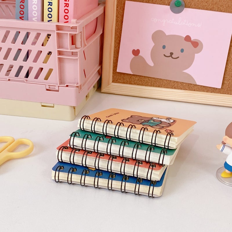 Small Coil Notebook, Cute And Super Cute, Mini Portable Pocket Notepad, Cartoon Notebook, Student Gift - Image 5