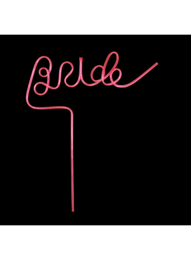Letter Straw Bride Romantic Wedding English Letter Shape Straw Bride Letter Straw-Color:White Bride Letter Straw - Image 3