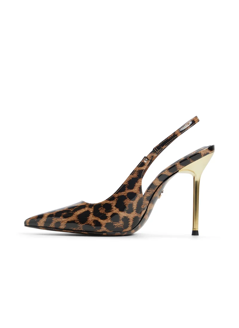 الدو Printed Pointed Toe High Heel Pumps