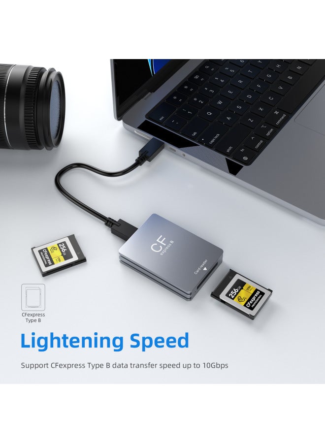 Rocketek Usb3.2 Gen2 10gbps For Sony Camera Cfexpress Type B Card Memory Card Reader - Image 3