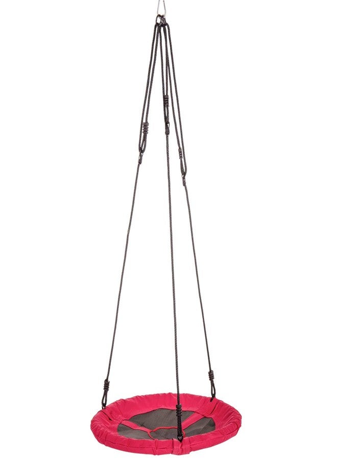 Jack and June 30" Diameter Red Round Swing Supports up to 300 lbs Swing - Image 1