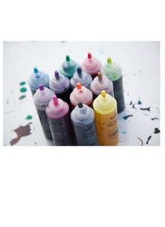 Generic Single-Step 8 Colors Fabric Painting Dyeing Set Kit Kids Adults Clothes Shirts Bags - MY283  - Image 5