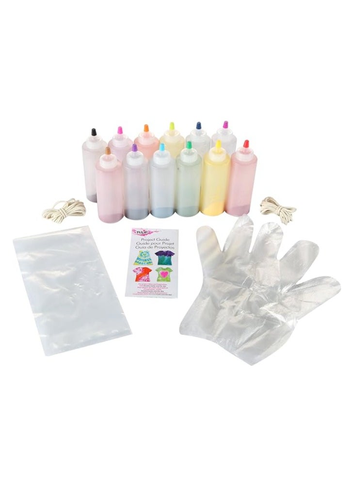 Single-Step 8 Colors Fabric Painting Dyeing Set Kit Kids Adults Clothes Shirts Bags - MY283