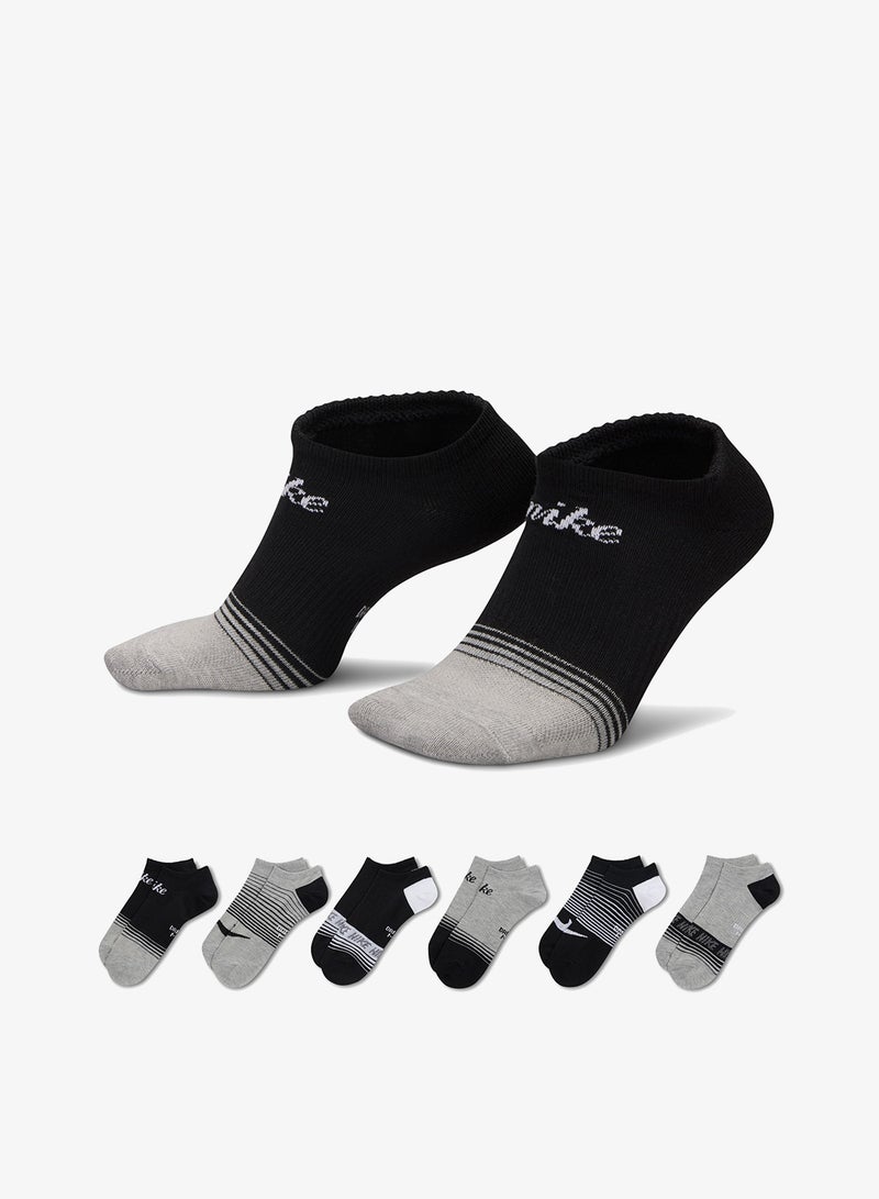 Nike 6 Pack Everyday Lightweight No Show Socks - Image 1