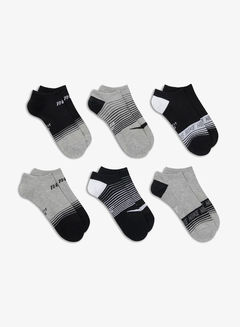 Nike  6 Pack Everyday Lightweight No Show Socks for Women | Best Price UAE