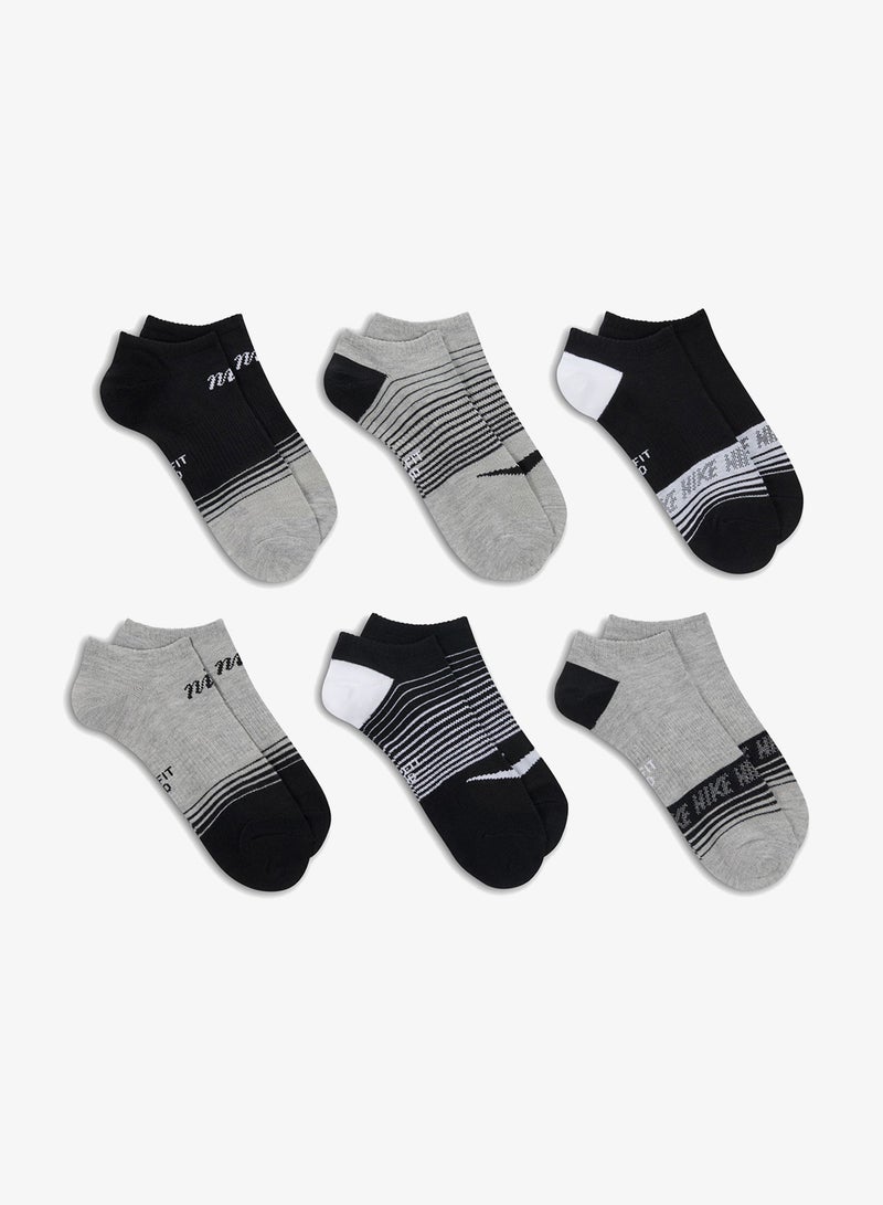 Nike 6 Pack Everyday Lightweight No Show Socks - Image 3