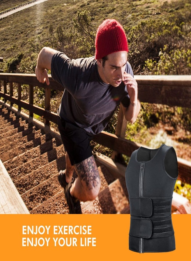 A+ Choice Sauna Vest Waist Trainer for Men - Mens Sauna Suit Large Sweat Belt Body Shaper for Gym Workout Exercise Faja Para Hombre Plus Size 1XL - Image 5