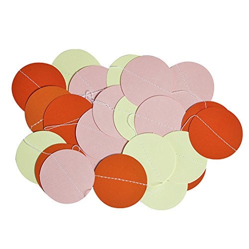 AWESON PARTY Orange Fall Party Hanging Decorations Thanksgiving Party Ceiling Hangings Wedding Decorations Tissue Paper Pom-Poms Tassel Garlands Baby Shower Birthday Party Decorations - Image 2