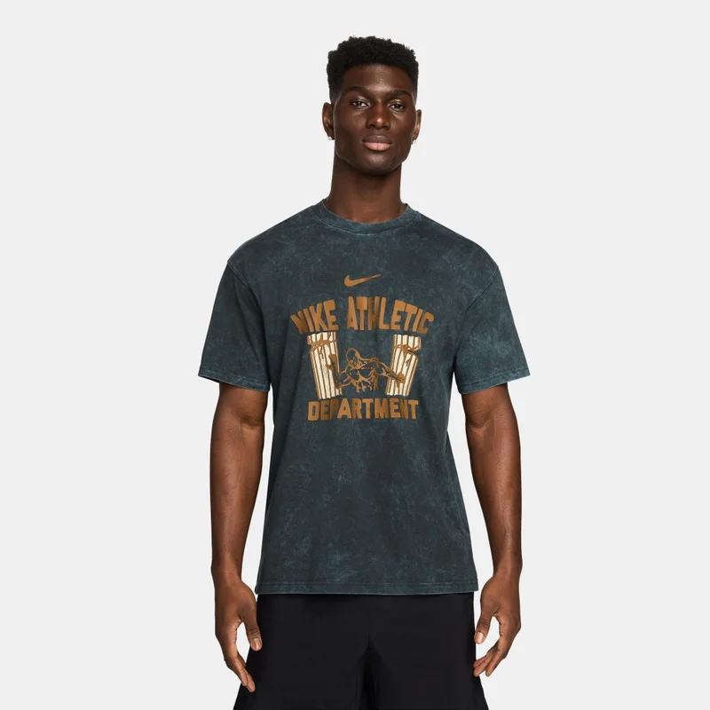 Nike Green Men's Max90 Gym Heritage T-Shirt for Men | Best Price UAE
