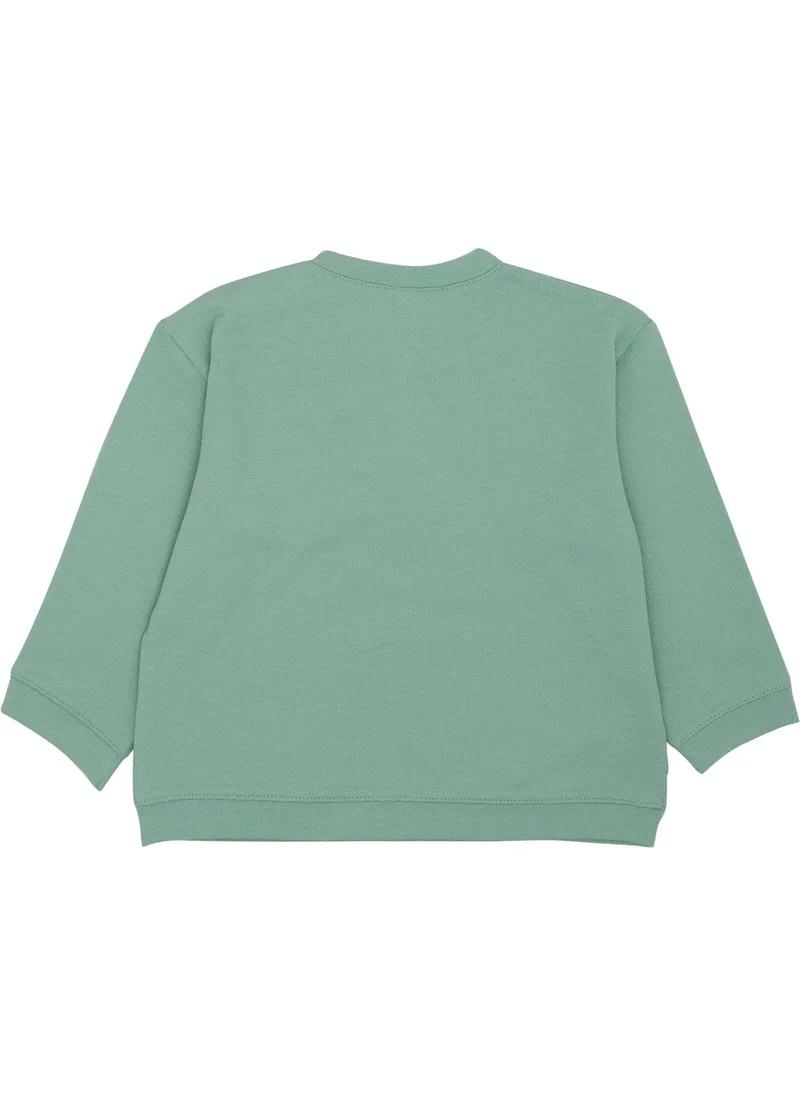 Jrmori Basic Sweatshirt with Snap on Shoulders