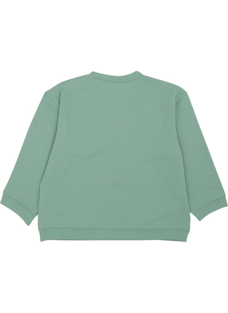 Jrmori - Basic Sweatshirt with Snap on Shoulders - Image 1