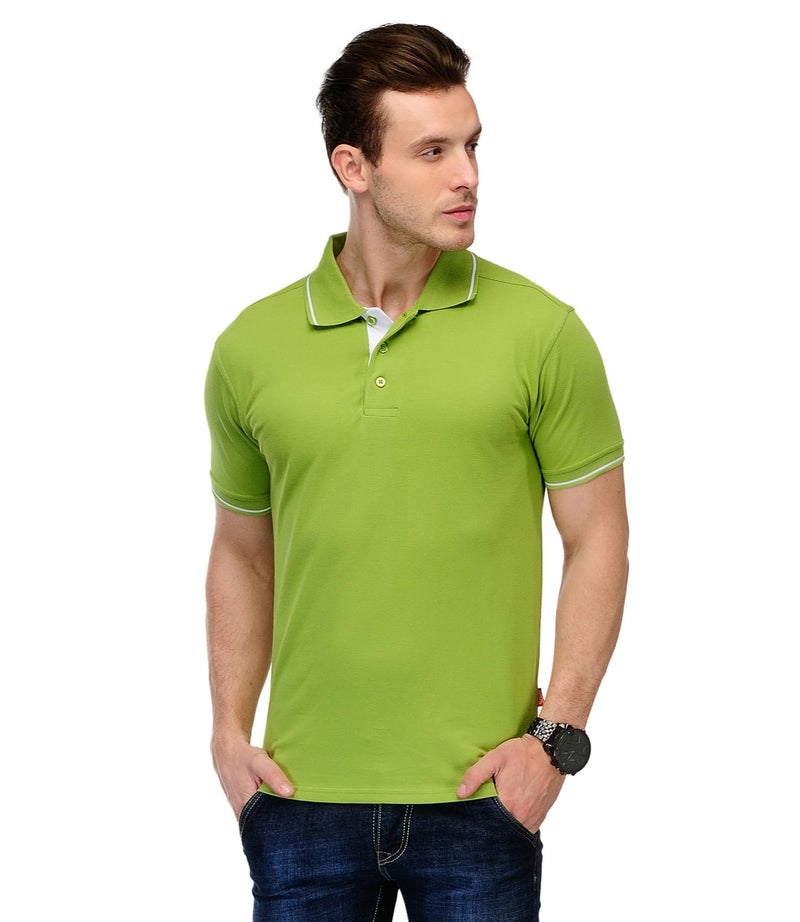 Scott International Men's Sustainable Organic Cotton Polo T Shirt | Collar Tshirts | T-Shirt for Men | Half Sleeves Plain T Shirt |T-Shirt |Tshirt for Men Stylish |Men's Tshirt - Image 1