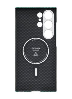PITAKA PITAKA for S24 Ultra Case 6.8 Inch Compatible with MagSafe, Slim & Light Samsung Galaxy S24 Ultra Case, 1500D Aramid Fiber Made Tactile Woven Case Re-TROS Edition - Refining  - Image 3